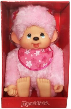 Bandai SE2424242 Monchhichi Plüsch Sakura, Pinky Rosa, 80 Cm -Plüschtiere bandai se2424242 monchhichi pluesch sakura pinky rosa 80 cm 3