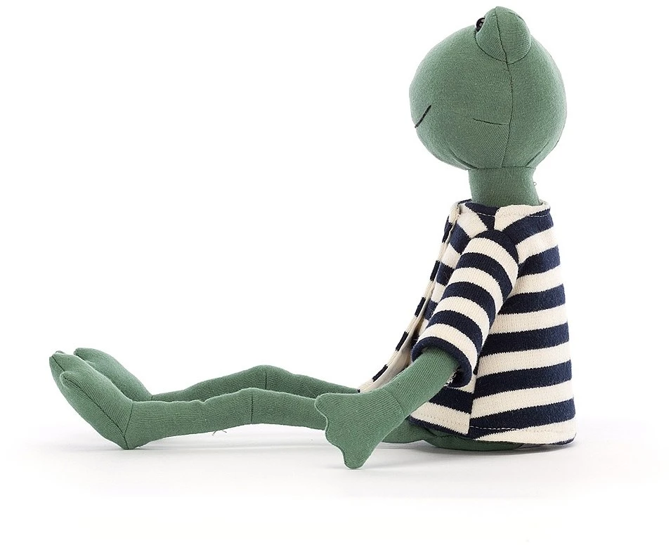 Geleekatze Kuscheltier Francisco Frosch - 7x10x36cm 2 Geleekatze Kuscheltier Francisco Frosch - 7x10x36cm – Bild 2