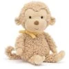 JELLYCAT Geleekatze Kuscheltier Fuzzkin Affe - 5x9x23cm