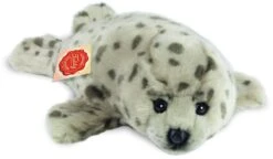 Hermann Teddy Stofftier Robbe Grau 32 Cm