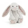 Jellycat Blossom Silber Plüschtier Hase Mittelgroß - 31 Cm