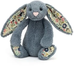 Jellycat Hase Blossom Dunkelblau Klein - 18x9cm