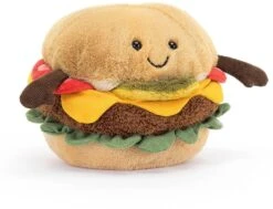 Jellycat Kuscheltier Amüsanter Burger - 11x11x11cm