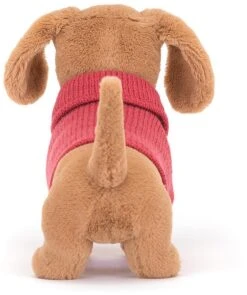 Jellycat Pullover Würstchen Hund Rosa - 14x7cm -Plüschtiere jellycat pullover wuerstchen hund rosa 14x7cm 3