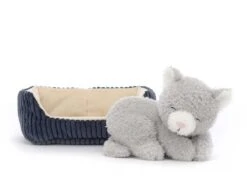Jellycat Schlummernder Nipper Katze - 10x14cm
