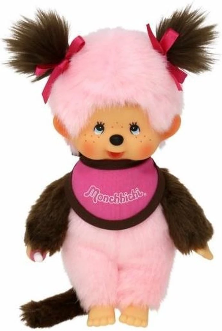 Monchhichi Bicolor Meisje Roze - 20 Cm 1 Monchhichi Bicolor Meisje Roze - 20 Cm