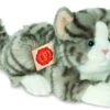 Teddy Hermann 90691 Katze 20 Cm, Kuscheltier, Plüschtier