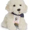 Teddy Hermann 91939 Hund Labradoodle 28 Cm, Kuscheltier, Plüschtier, Mit Sternchen-Halstuch, Sonderedition Lieblingshunde