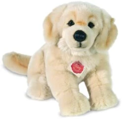Teddy Hermann 92746 Hund Golden Retriever 30cm Sitzend, Kuscheltier, Plüschtier