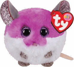 TY 42505 Colby Mouse Puffies Maus Plüschtier, Mehrfarbig