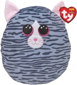 TY UK LTD 39190 Squish-A-Boo Katze Kiki Katze-Squish-A-Boo-14, Mehrfarbig, 31 Cm